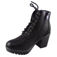 thumbnail image 2 of Bottes de Combat Décontractées pour Femmes à Talon Épais avec Semelle Crantée, 2 of 2
