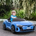 thumbnail image 2 of Aosom 12V 3.1 MPH Kids Ride on Car w/ Remote Control, Suspension, Blue, 2 of 9