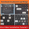 thumbnail image 2 of Replacement Keycap Key cap Hinge for MSI Katana GF66 GF76 GL76 GL66 11SC 11UC 11UD 11UE 12UD MS-1582/MS-1581/MS-1583 Keyboard Send picture hinge, 2 of 5