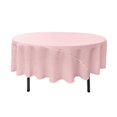 thumbnail image 1 of LA Linen TCpop90R-PinkLgtP37 Polyester Poplin Tablecloth, Light Pink - 90 in. Round, 1 of 3