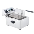 thumbnail image 1 of BeesClover Friteuse Électrique en Acier Inoxydable, Comprend Panier et Couvercle, Protection contre la Surchauffe, Idéale pour un Usage en Restaurant Ou en Cuisine, 1 of 6