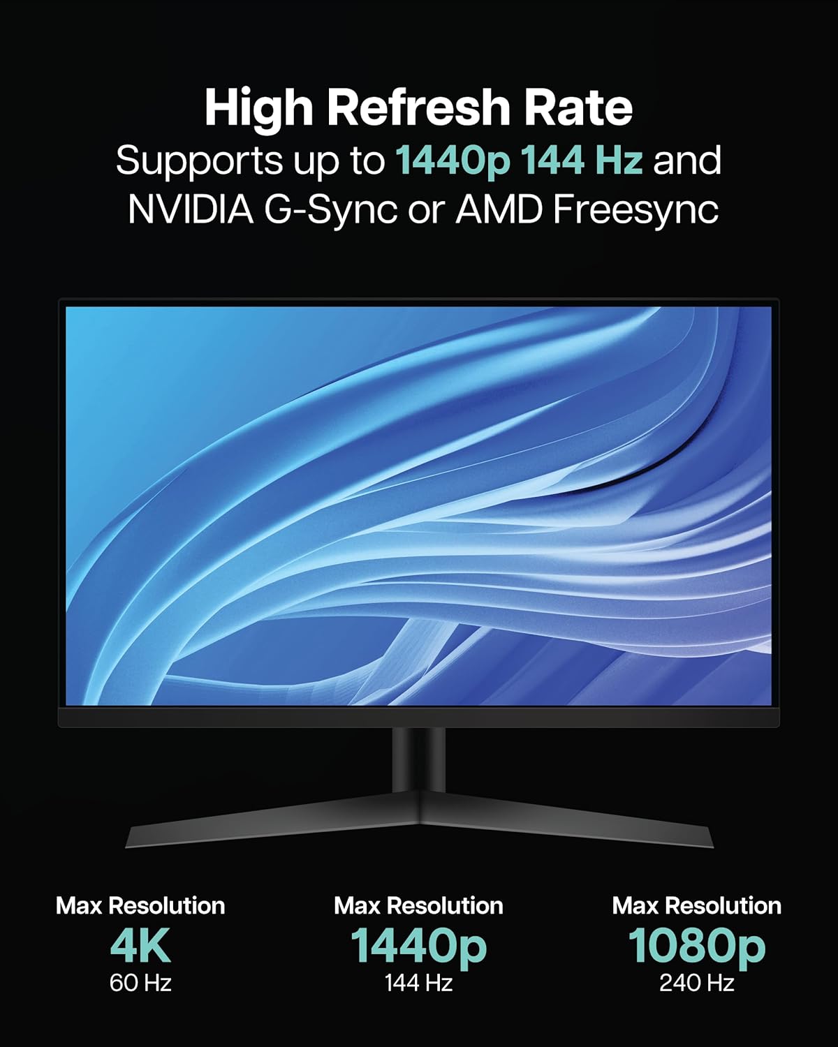 Visiontek DisplayPort to DisplayPort (M/M) 2 Meter Cable