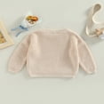 thumbnail image 3 of Chandail Tricoté pour Tout-Petit Fille Garçon, Blouse Chandail, Chandail Molletonné Chaud à Col Rond, Manches Longues, 3 of 6