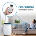 thumbnail image 4 of BLACK+DECKER 8,000 BTU Portable Air Conditioner up to 350 Sq. with Remote Control, White, 4 of 6