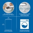 thumbnail image 2 of Mainstays Ombre Sweep Easy Hang Fabric Shower Curtain with Built-in Rings, 70” x 74”, Blue, Taupe, Multicolor, 2 of 9
