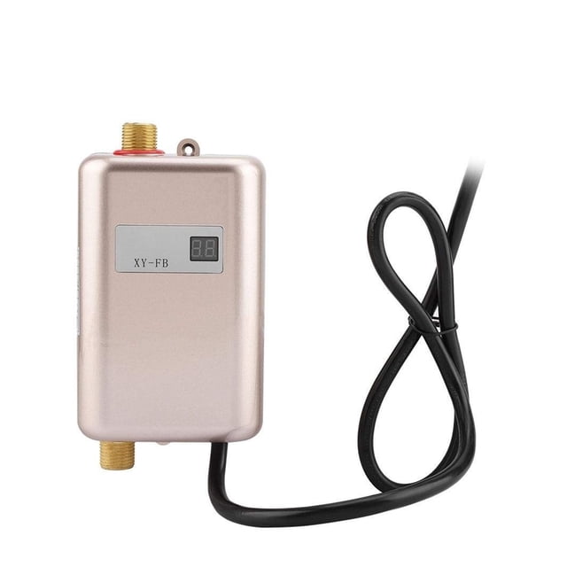 Chauffe-eau Instantané Mini 3800W Sans Réservoir Chauffe-Eau Électrique Instantané Chauffage d'Eau Instantané Douche
