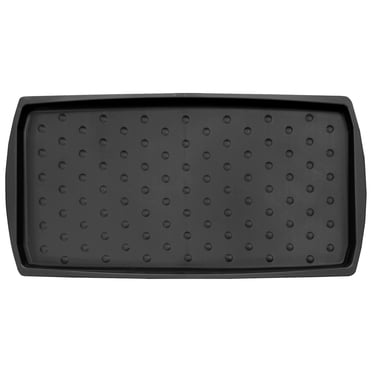 Mainstays Soho plateau à bottes 15 x 29, protecteur de plancher imperméable, noir, pour entrée, vestibule, garage, usage polyvalent