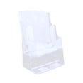 thumbnail image 3 of jinwen Acrylic Brochure Holder Brochure Display Stand for Documents Menu Restaurant A6 2 Tier, 3 of 9