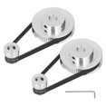 thumbnail image 3 of GT2 Synchronous Wheel, Aluminum Alloy Timing Pulley Elastic  For CNC Lathe 8mm Inner Bore, 3 of 8