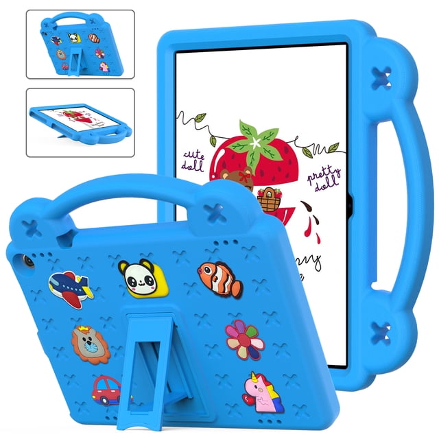 Case For Amazon Fire HD 10 Plus 2021 HD 10 2021 2023 10.1 Inch Shock Proof Full Body Kids Children Safe Non-toxic Tablet Cover Sky Blue HD10 Plus 10.1 2021