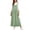Green, variant on Ltctricy Overall Dress for Women Adjustable Strap Sleeveless Pleated Casual Bib Jumper Dress Summer Maxi Dress with Pockets