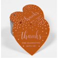 thumbnail image 2 of Inkdotpot Thanks For Celebrating With Me Birthday Bottle Tag Real Rose Gold Foil Favor Hang Tags Pack Of 50, 2 of 6