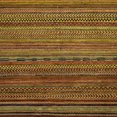 thumbnail image 1 of Ahgly Company Tapis d'Intérieur Carrés Abstraits Rouge Brun de Style Oriental, 7 Pieds Carré, 1 of 6