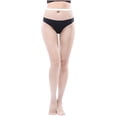 thumbnail image 1 of Penkiiy Bas Résille pour Femmes Chaussettes de Mode pour Femmes Couleur Chaussettes Perforées à la Mode Chaussettes en Filet de Pêche Super Élastiques Chaussettes à Bout Fermé en Maille Collants Blancs, 1 of 2