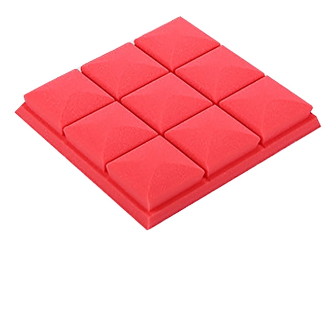 Sound Proof Cotton Acoustic Foam - for Studio, KTV, High Density Sponge, Pyramid Shape, Good Acoustic Characteristics