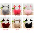 thumbnail image 4 of Maoww Cache-Oreilles Chauds pour Femmes et Filles, Mignons, en Peluche, Élastiques, pour l'Extérieur en Hiver, Cache-Oreilles à Rabats, Chauffe-Oreilles Confortables, 4 of 7