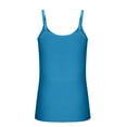 thumbnail image 4 of RKSTN Womens Tops Plus Size Sleeveless Fashionable Solid Color Crew Neck Seamless Shaping Tummy Control Spaghetti Strap Shirts Spring Summer Outdoor Wear Style, 4 of 7