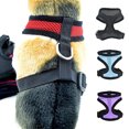 thumbnail image 3 of HEVIRGO Chien Chiot Marche Collier Maille Souple Sangle de Sécurité Gilet Réglable Harnais de Contrôle pour Animaux de Compagnie, 3 of 11
