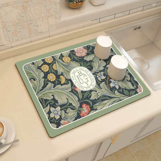 Sentmoon Wal-mart Deals Draining Mat, Soft Tabletop Drying Pad, Water Absorption Pad For Home Kitchen Countertop Todays Deals Clearance Sales