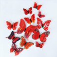 thumbnail image 1 of Bgsha 3D Sticker 12pcs Papillon PVC pour la Chambre des Enfants Couleurs en Option, 1 of 9