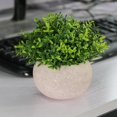 thumbnail image 4 of Artificial Plant Potted Lifelike Round Fake Greenery Plant Faux Plant Decoration, 4 of 10