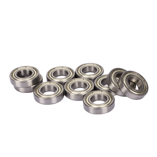 Ensemble de Roulements à Billes, 12 mm ID 24 mm OD 6 mm T 20 Pcs Roulements à Billes à Double Écran Haute Vitesse pour Planches à Roulettes
