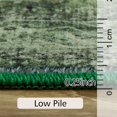 thumbnail image 2 of Tapis d'Intérieur Boho Vert 2 X 3 Pi – Tapis de Porte d'Entrée Lavable à la Machine, Tapis de Chevet Ou Tapis de Cuisine avec Endos Antidérapant et Poil Ras, 2 of 7