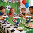 thumbnail image 4 of Paper Soccer Themed Party Paper Cups And Tableware For Creating A Soccer Atmospheres And Soccer Patterned Paper Cups 24 Pack 3 Inches, 4 of 6