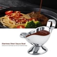 thumbnail image 1 of Récipient d'Assaisonnement de Bateau Sauce au Poivre en Acier Inoxydable pour Restaurant Kitchen5oz, 1 of 8