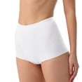 thumbnail image 2 of PMVFHDE Women High Rise Shaping Shorts Solid Color Rear Lift Boy Shorts Underwear Full Coverage Comfortable Panties High Waisted Underwear For Women, 2 of 5