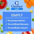 thumbnail image 3 of GERBER Pasta Stars In Meat Sauce, Full Toddler Serving of Mixed Veggies, 3 of 7