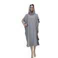 thumbnail image 1 of TFixol Quick-Dry Hooded Beach Towel Robe for Adults - Lightweight, Comfortable, and Versatile for Pool, Spa, or Diving (Light Gray), 1 of 6