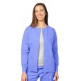 thumbnail image 3 of Adar Universal Women's Scrub Set - Warm-Up Scrub Jacket and Elastic Pull-On Pants, 3 of 6