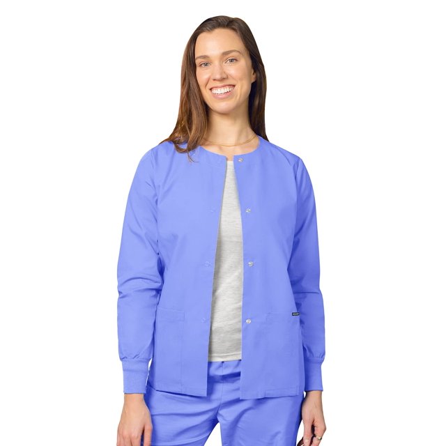 Adar Universal Women's Scrub Set - Warm-Up Scrub Jacket and Elastic Pull-On Pants