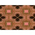 thumbnail image 1 of Ahgly Company Tapis d'Intérieur Rectangulaire Transitionnel Orange Lavable à la Machine, 2 Pieds x 4 Pieds, 1 of 7