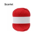 thumbnail image 2 of kurtrusly Knitting Yarn Blended Knitting Rope Thick Macrame Cord for Crochet Handcraft DIY Making String, Red, 2 of 5