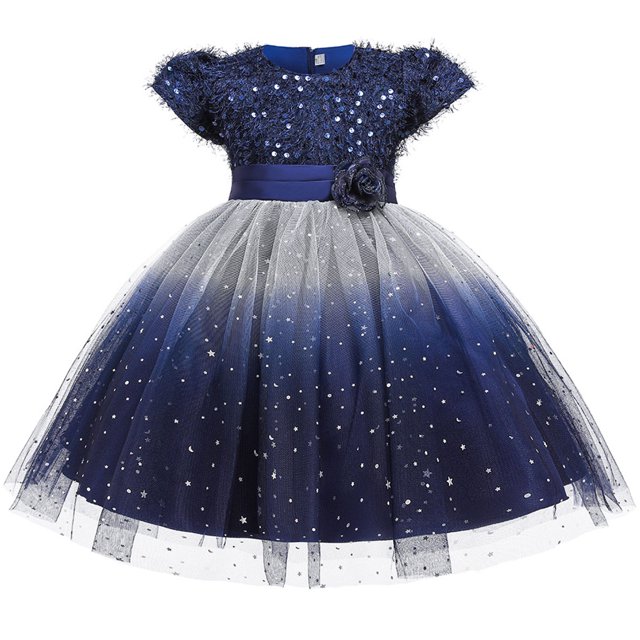 HAWEE Robe en Dentelle à Fleurs pour Filles, Princesse, Boutique, Mariage, Concours, Fête, Robe de Bal