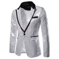 thumbnail image 1 of Birdeem Veste de Complet Décontractée pour Homme, Automne et Hiver, Mode, Personnalité, Paillettes, 1 of 1