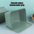 thumbnail image 4 of Boîte à Lunch Portable, Contenant de Rangement pour Aliments avec Couvercle, Contenant de Préparation des Aliments Étanche, Réutilisable et Compatible Lave-Vaisselle, pour la Maison, le Bureau, l'École et les Pique-Niques, Matériau ABS, 4 of 7