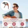thumbnail image 3 of Guitar Clip Zinc Alloy Tone Modified Clamp Portable Guitar Exquisite Capo, 3 of 8