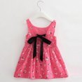 thumbnail image 4 of LEEy-world Robes pour Filles Tout-Petits Enfants Bébés Filles Sans Manches Décontractée Ligne A Robe Patineuse pour l'École Fête Robes de Princesse, Rouge, 4 of 4