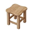 thumbnail image 2 of Wooden Stool for Adults, 12 Inch Heavy Duty Wooden Plant Stool, Solid Wood Small Stool Household Living Room Coffee Table Short Stool Small Wooden Stools, 2 of 6