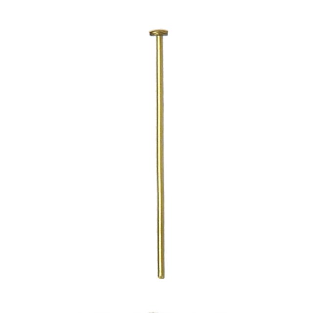 B&P Lamp® 1 1/4 Inch Brass Finish Prism Pins, Per Ounce = 140 Pcs.