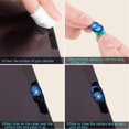 thumbnail image 4 of Housses de Caméra Web ABS Bleues pour Protection Ultra Fines 3 Pcs, 4 of 8