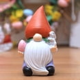 thumbnail image 1 of Fwttom Décorations de Pâques Statue de Nain de Jardin Figurines de Collection Statue Miniature en Résine Nain de Jardinage, 1 of 5