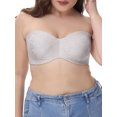 thumbnail image 1 of Soutien-gorge Sans Bretelles pour Femmes Grande Taille Invisible Convertible Bandeau, 1 of 8