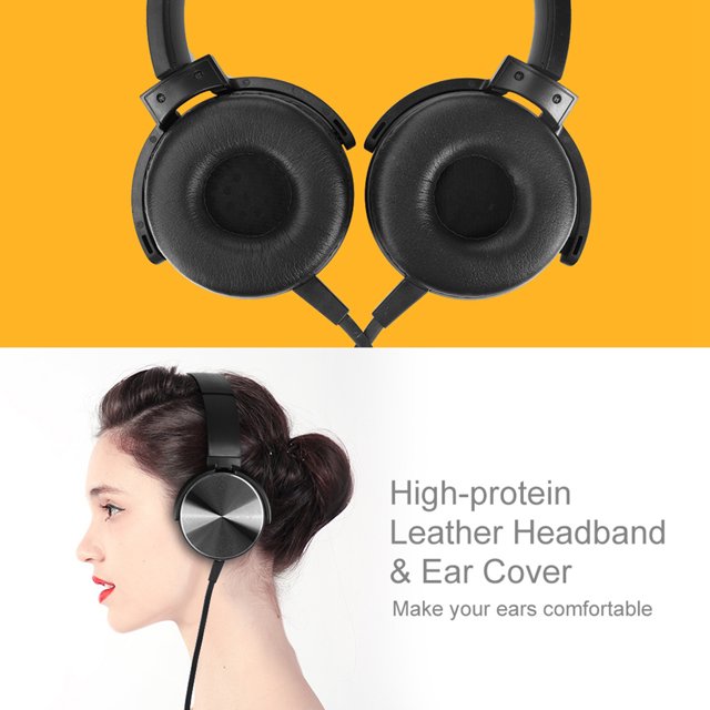 Écouteurs, Son Clair Métal à la Mode Écouteurs Basses Simples pour MDR XB450AP