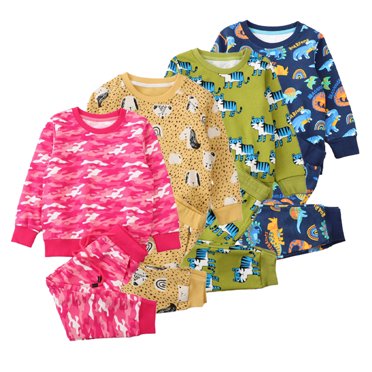 KYAIGUO Ensemble 2 Pcs Enfants Tout-Petits Printemps Chandail à Capuchon Dessin Animé Hauts Pantalon pour Garçon Fille Automne Manches Longues Survêtement Pantalon de Survêtement à Cordon Ensembles, Taille 3-8a