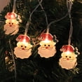 thumbnail image 4 of YIMWNYI Lighted Christmas Decor LED Lanterns, Christmas Tree Pendant, Multicolor Hanging Lights, Home Party Decorations, Battery Operated LED Lights, Holiday Decor, 4 of 6