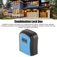 thumbnail image 3 of Combination Lock Box Key Lock Box Combination Lock Box Wall Mounted Waterproof Lock Box Inside And Outside Key Storage Box Combination Padlocks, 3 of 7